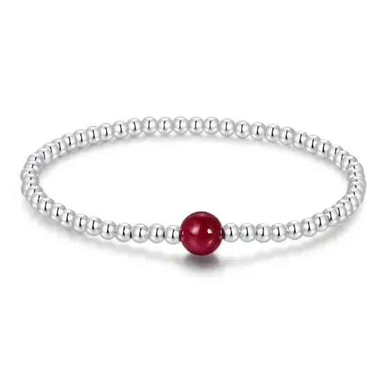 Old Qingyun Silver Building Sterling Silver 990 Bracelets Unisex-0