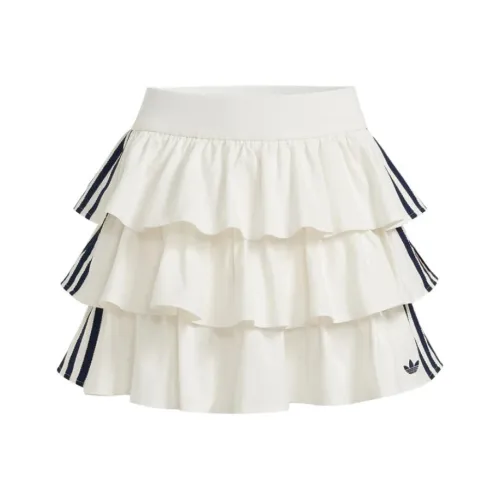 Adidas Originals Casual Short Skirts Women's White