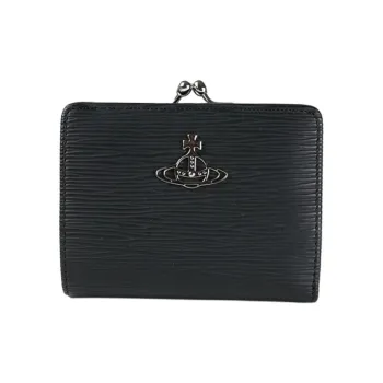Vivienne Westwood Synthetic Leather Wallet Mini Women's Black