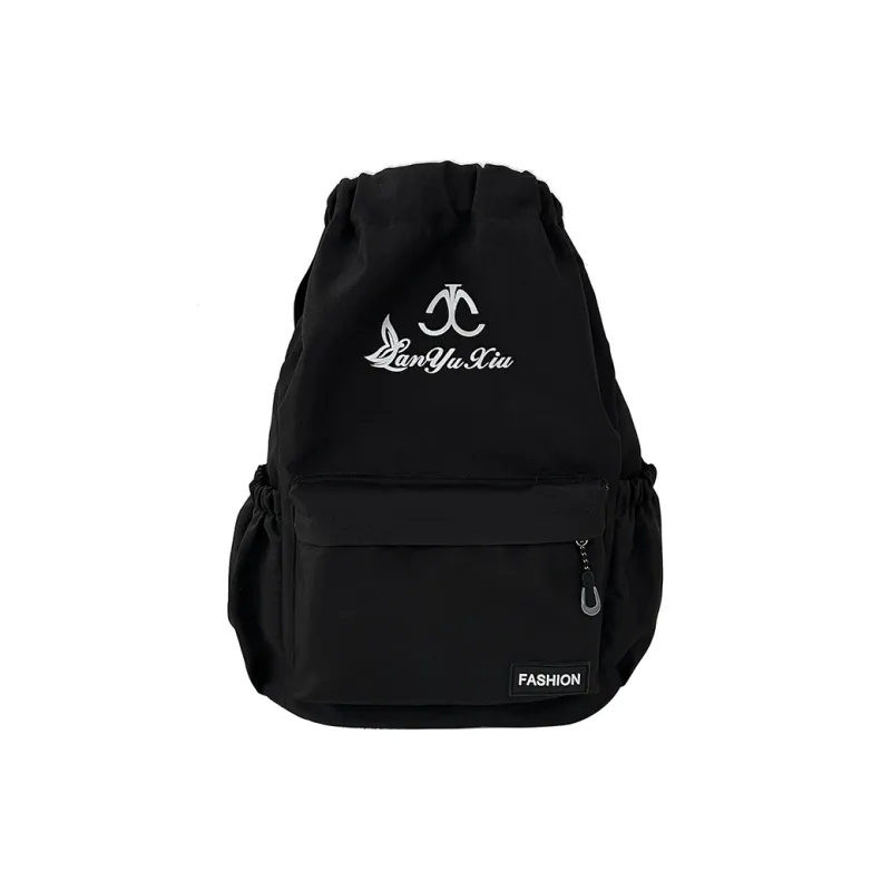HCXK Nylon Backpack Regular Unisex Black/Ecru/Burgundy/Light Blue/Dark Blue/Khaki-0