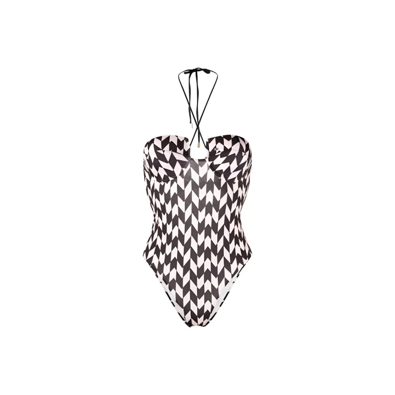 Elisabetta Franchi One piece Swimsuit Women's Ivory-0