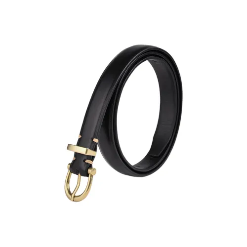 Youyoulan Cow Leather Belts Women's 1.7cm