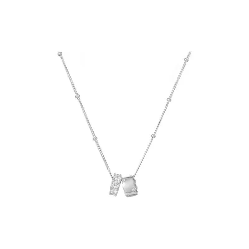 PUENTE 925 Sterling Silver Collarbone Chain Women's-0