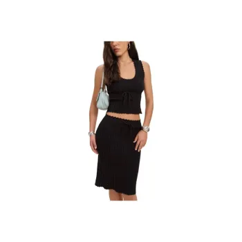 REFORMATION Erin Cotton Sweater Set Skirt Set Women's