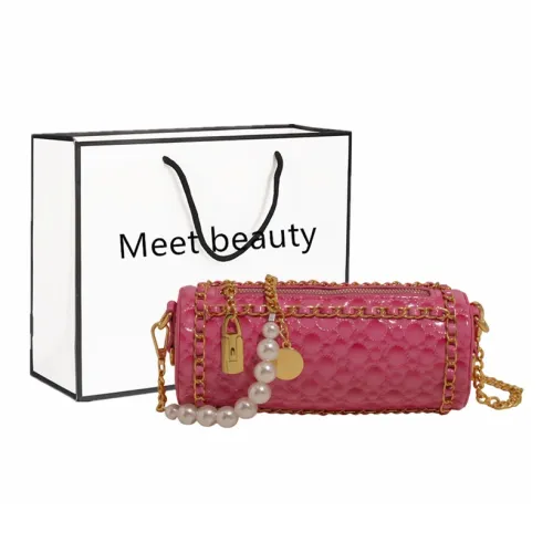 Fitchell PU Cylinder Bag, Shoulder Bag Women's Multicolor