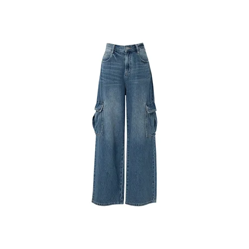 SOON FLOWER Jeans Women's Blue
