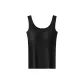 [Tank Top]Black[Fixed Cup+Seamless Wide Strap]