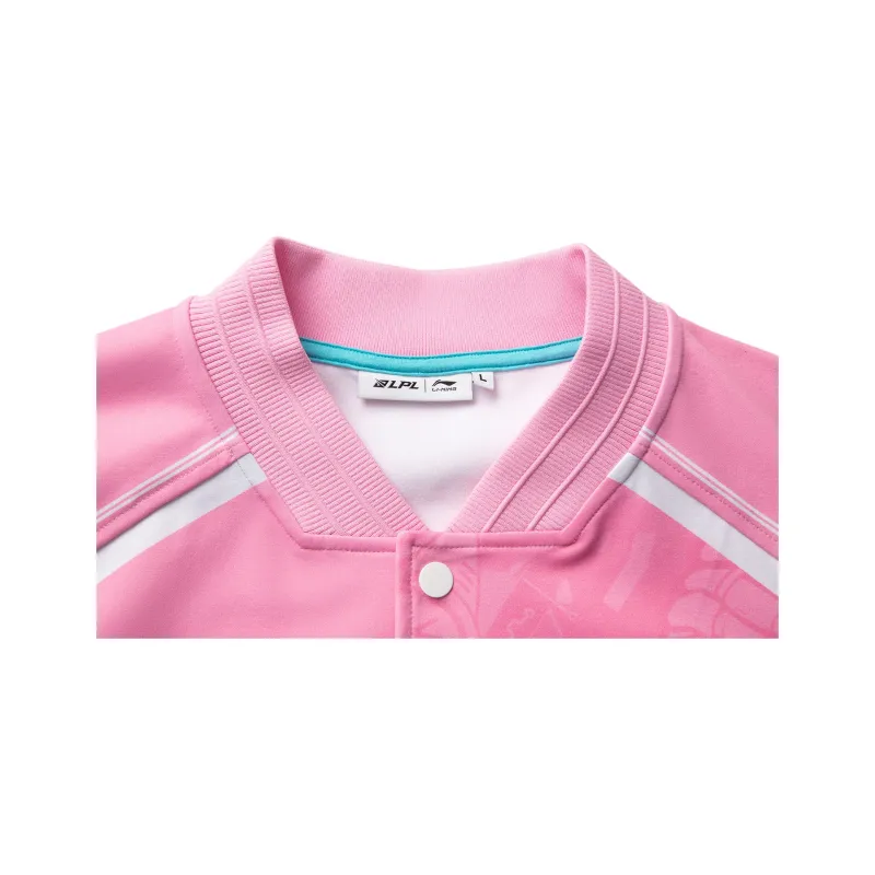 LiNing x LPL Jackets & Coats Unisex Peach Wood Pink-2