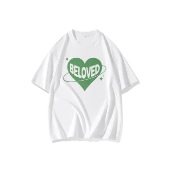 FAIRWHALE Drop Shoulder Sleeve T Shirt Women's