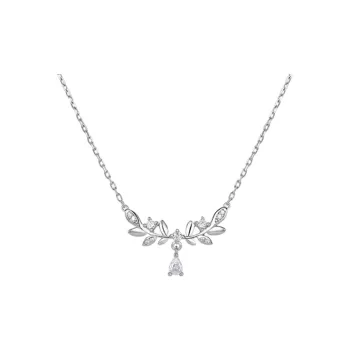 Wylyp 999 Fine Silver Sterling Silver Necklaces Women's Silver