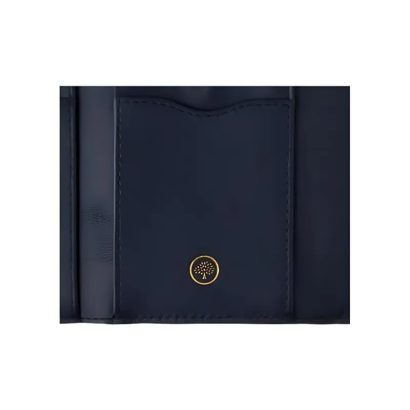 Mulberry Grained Cow Leather Wallet Small Size Women's Pink-3