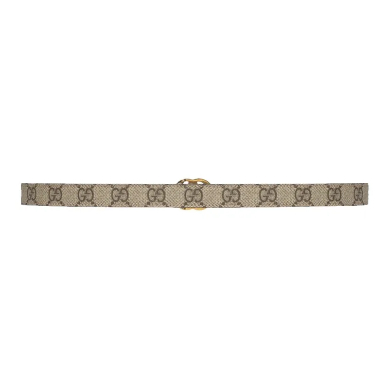GUCCI Gg Buckle Marmont Thin Belt-1