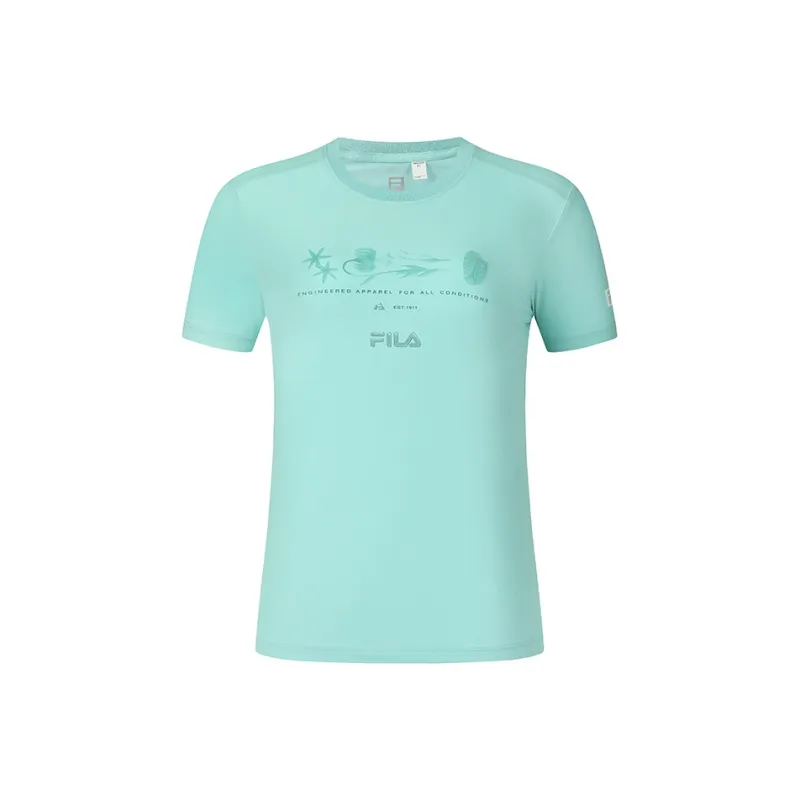 FILA Athletics T Shirt Women's Teal-0