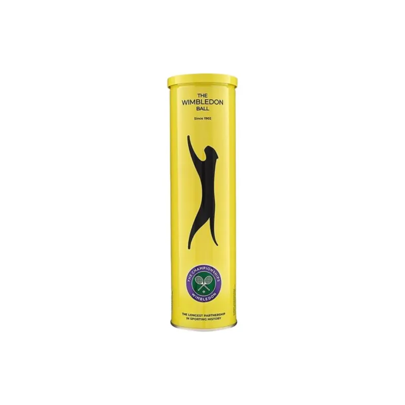 Slazenger Wimbledon Tennis Balls Training Ball Hard Court Venue Yellow-1