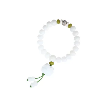 JIUHUASHAN White Jade Bodhi Bracelets Unisex