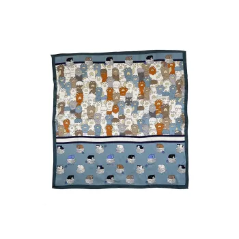 MUSTKOO Silk Scarves Unisex