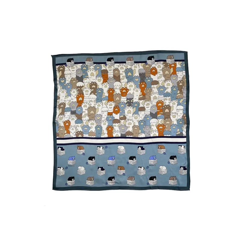 MUSTKOO Silk Scarves Unisex-0
