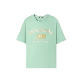 Skechers SS25 T Shirt Unisex Slight Green 04BJ