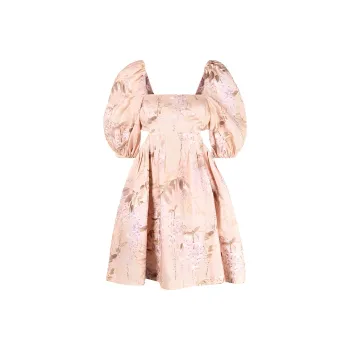 Zimmermann Short Sleeved Dresses Women's Pink