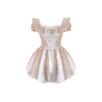 GUOZHEN Short Sleeved Dress Women's