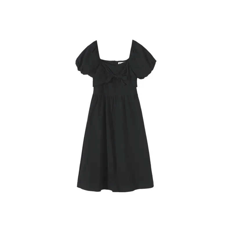 Metersbonwe Long Sleeved Dress Women's-4