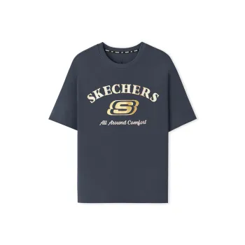 Skechers SS25 T Shirt Unisex Odyssey Gray 026R
