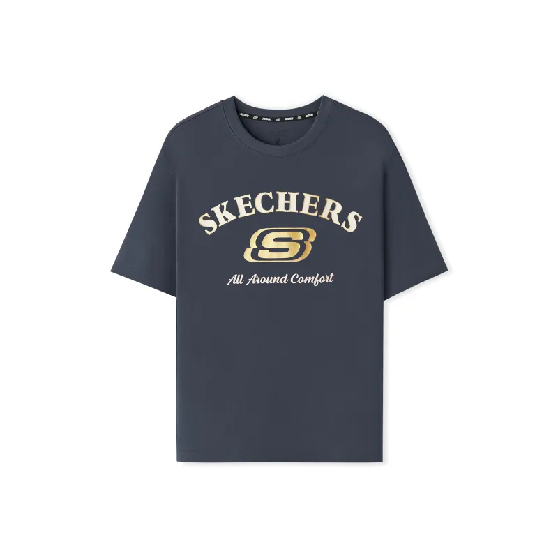 Skechers SS25 T Shirt Unisex Odyssey Gray 026R-0