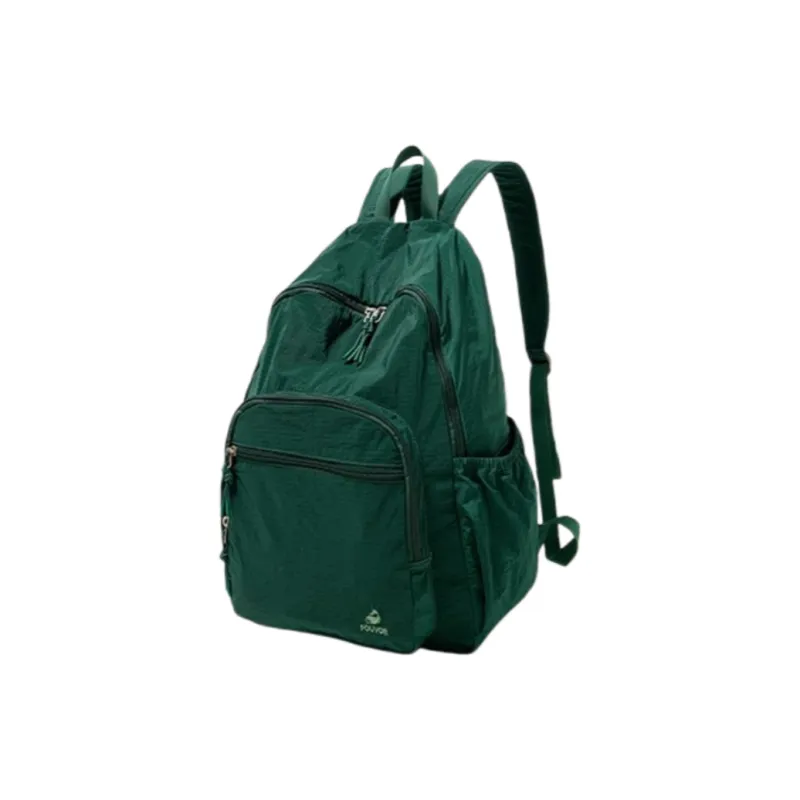 FOUVOR Nylon Fabric Backpack Unisex Multicolor-1
