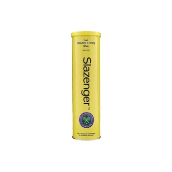 Slazenger Wimbledon Tennis Balls Training Ball Hard Court Venue Yellow