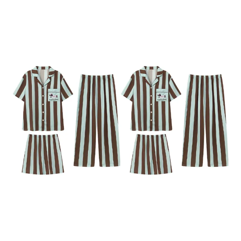 Cotton Gene Pajama Set Women's Combo Set-41