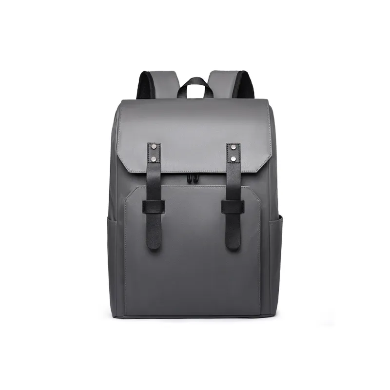 H YXIANG High quality Fabric Backpack Men's Black/Gray-2