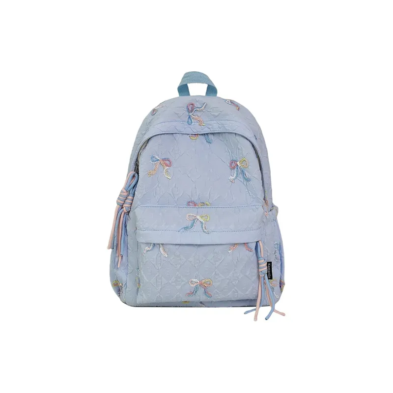 AIBAG Nylon Backpack Women's White/Black/Purple/Green/Blue/Pink-14