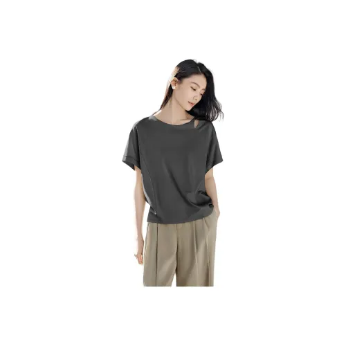 IHIMI Drop Shoulder Sleeve T Shirt Women's