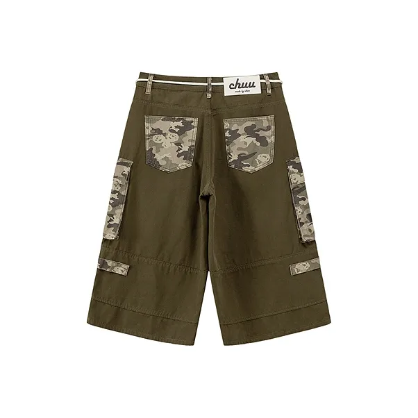 CHUU Casual Shorts Women's Mustard Green-1