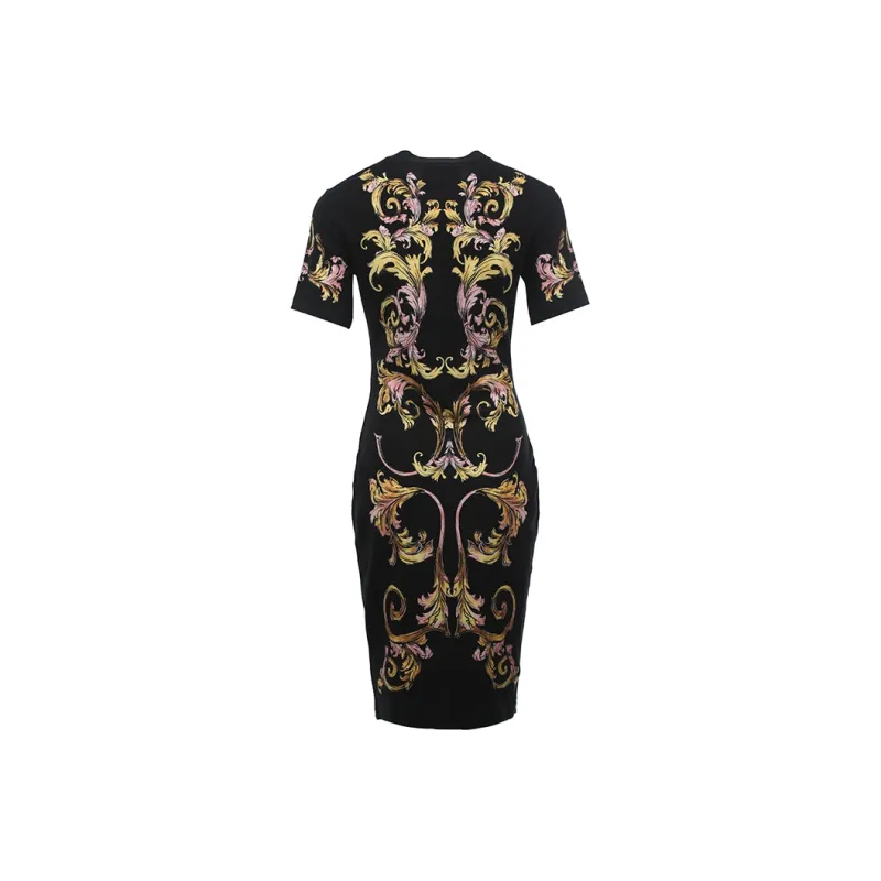VERSACE JEANS COUTURE Baroque print Dress-1