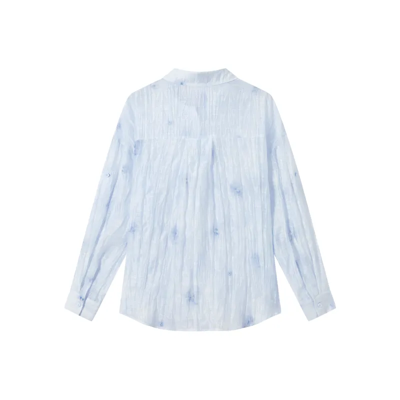 DIALOGUE Shirts Women's Misty Blue-1