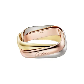 CARTIER 18K White Gold, 18K Gold, 18K Rose Gold Rings Women's Multicolor