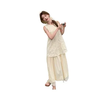 TEME Sleeveless Dresses Women's Beige Apricot