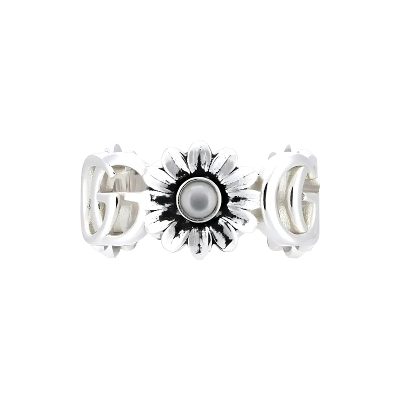 GUCCI 925 Sterling Silver Rings Women's Silver-1