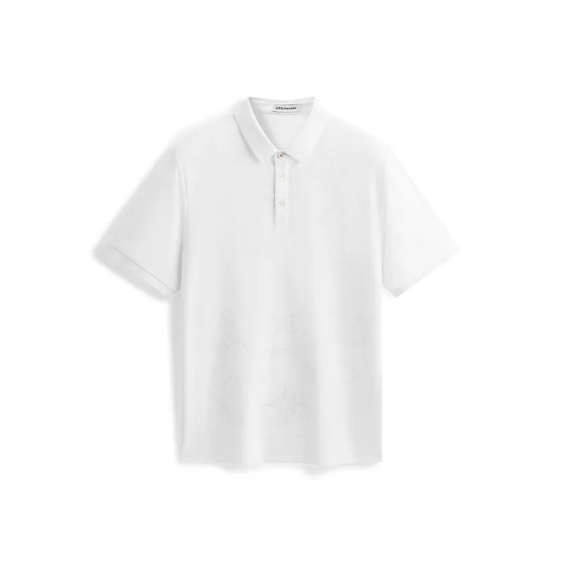PEACEBIRD MEN Polo Shirts Men Mist White 1-0