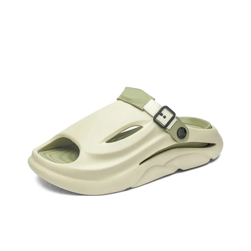 OUGLEMEN Beach Sandals Unisex Black Gray/Black Purple/Beige Brown/White Moon/Olive Green-18