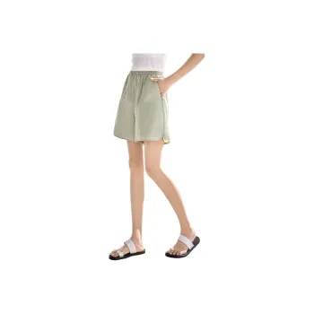 IHIMI Casual Shorts Women's Bird Egg Green