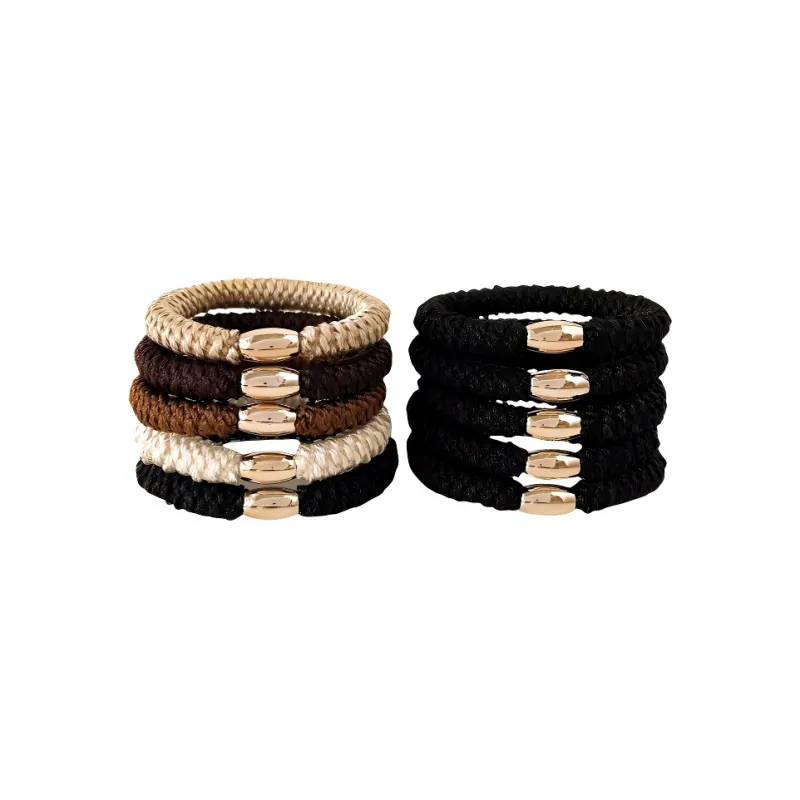 Danqin Elastic String/Alloy Hair Tie Women's-2