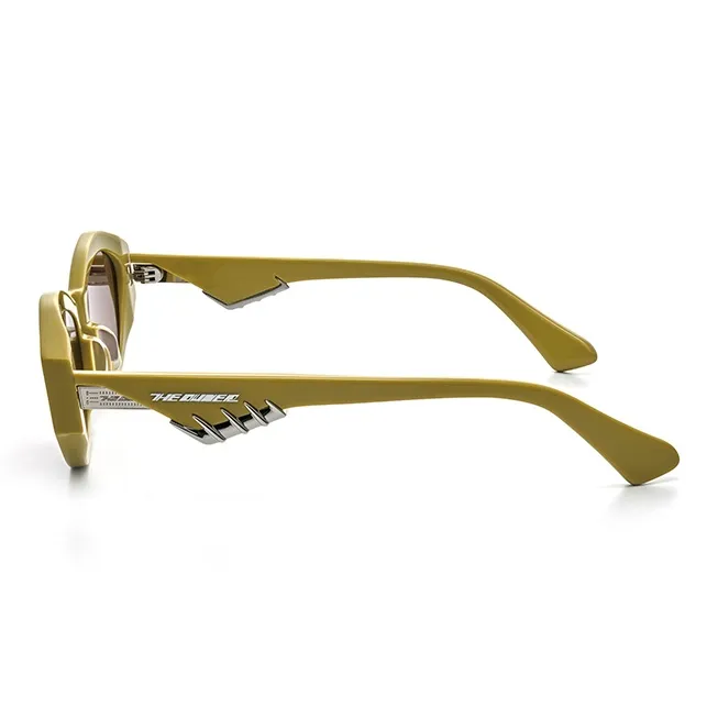 THE OWNER Plate Frame Irregular Shape Sunglasses Unisex-15