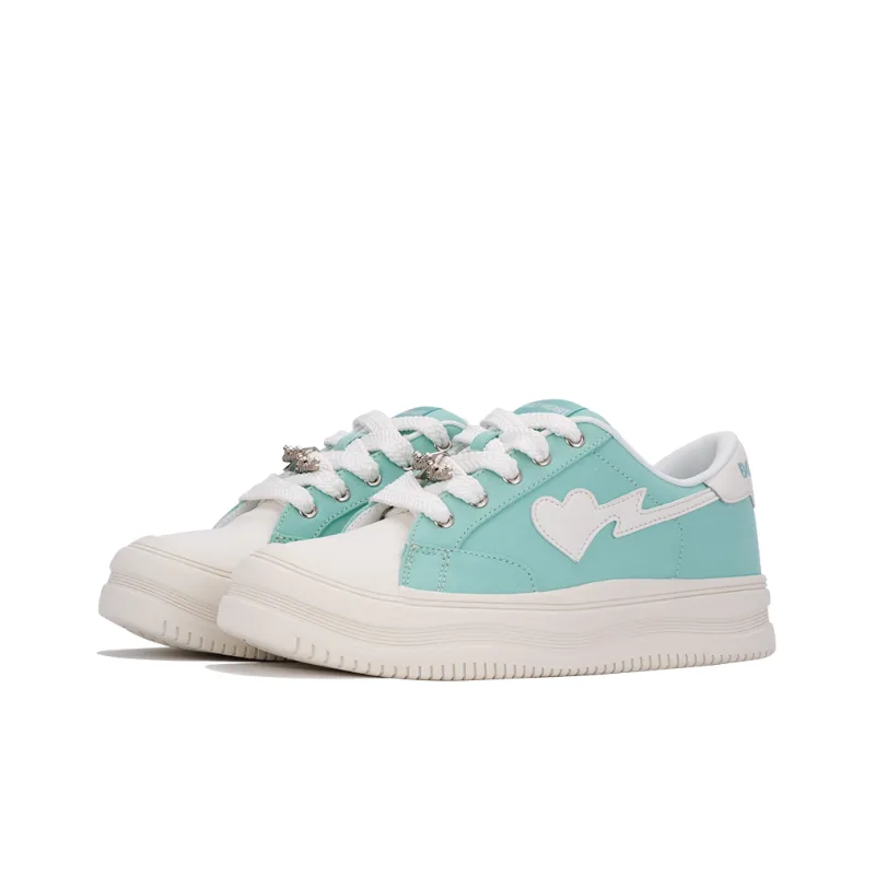 AND U Anti Slip And Wear Resistant Height Increasing Low Top Heartfelt Connection Skateboard Shoes Unisex-28
