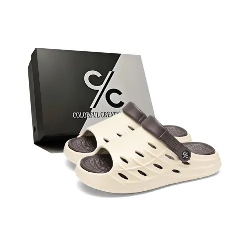 Colorful Creations EVA Slip Resistant Abrasion Resistant Odor Resistant Quiet Slide Slippers Unisex