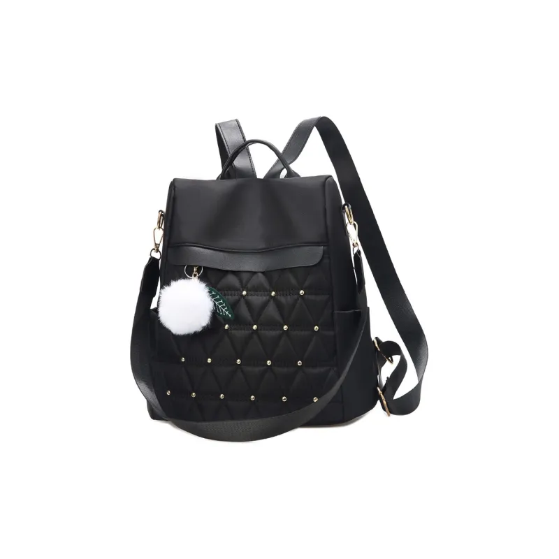 H YXIANG Canvas Backpack Regular Unisex Multicolor-2