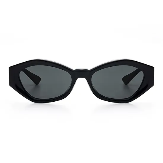 THE OWNER Plate Frame Irregular Shape Sunglasses Unisex-2