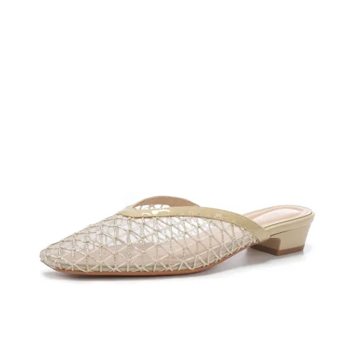 TATAYA Rubber Sole Abrasion Resistant Closed Toe Slippers Women's