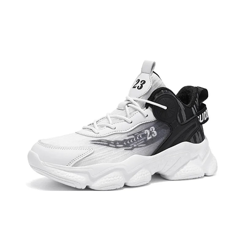 PNKE Slip Resistant, Abrasion Resistant, Breathable, Lightweight, Height Increasing Low Top Chunky Sneakers Men's-1